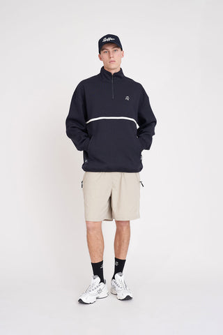 MENS CLUB ¼ ZIP CREW NAVY/CHALK