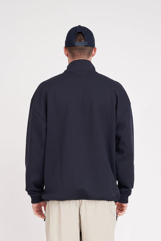 MENS CLUB ¼ ZIP CREW NAVY/CHALK