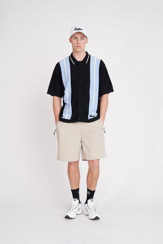 MENS BIRDIE KNIT SHIRT BLACK