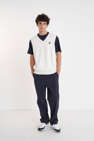BUNKER KNIT VEST CHALK