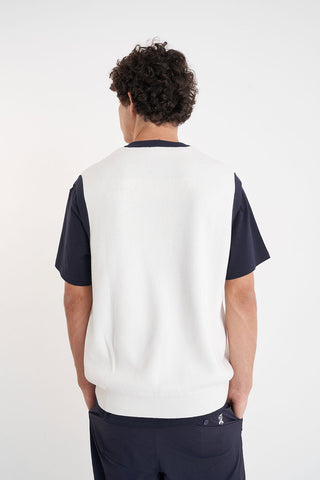 BUNKER KNIT VEST CHALK