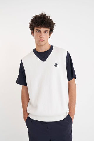 BUNKER KNIT VEST CHALK