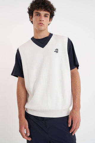 BUNKER KNIT VEST CHALK