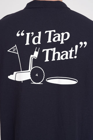 MENS PAR SS POLO/TAP THAT NAVY