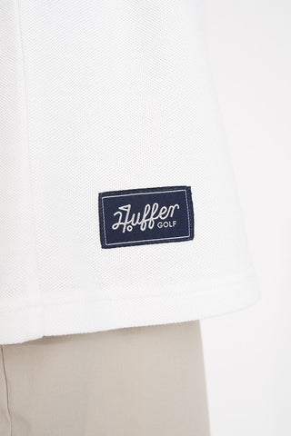 PIQUE PANEL SS POLO CHALK/BASALT