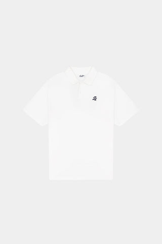 PIQUE SS POLO CHALK