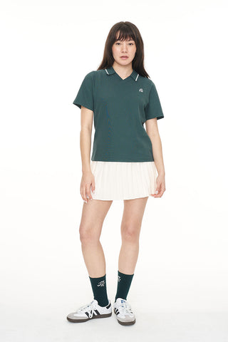 PIQUE SS POLO GOLF GREEN