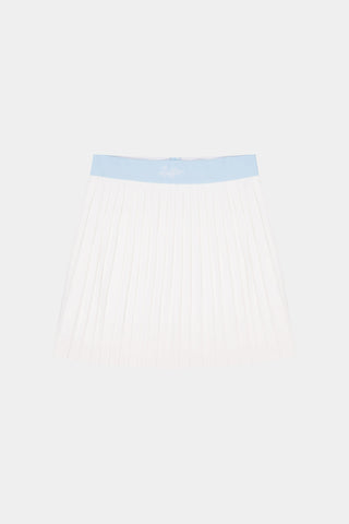 BIRDIE PLEATED GOLF SKORT CHALK