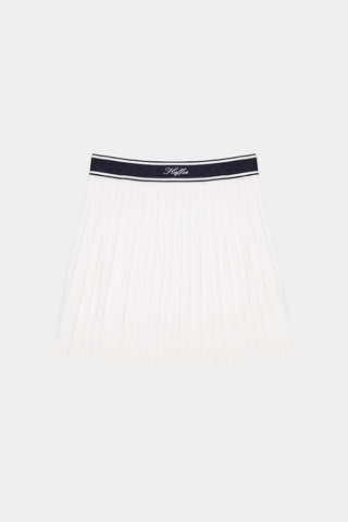 BIRDIE PLEATED GOLF SKORT CHALK/NAVY