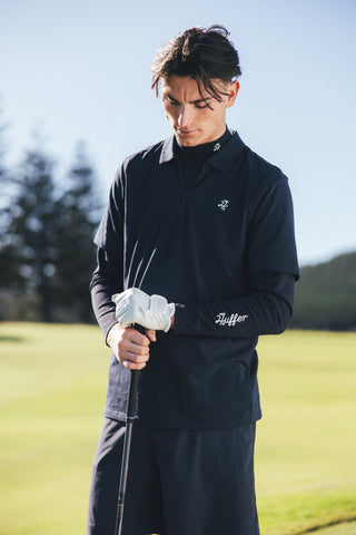 MOCKNECK LS BASELAYER NAVY