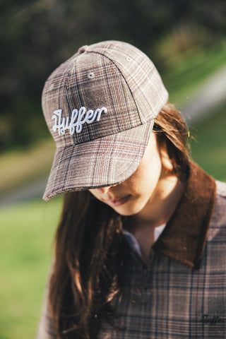 PLAID PAR 97 CAP BROWN