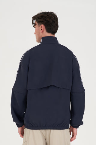 MENS MATCH JACKET NAVY/WHITE