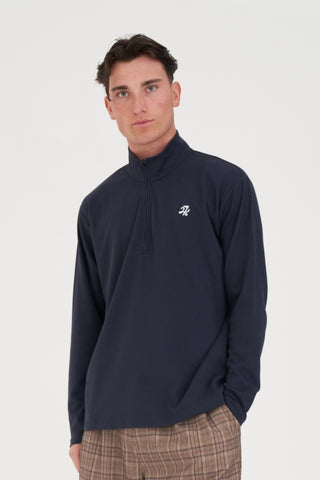 TECH QUARTER ZIP NAVY