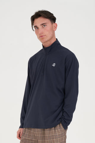 TECH QUARTER ZIP NAVY