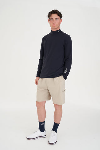 MOCKNECK LS BASELAYER NAVY