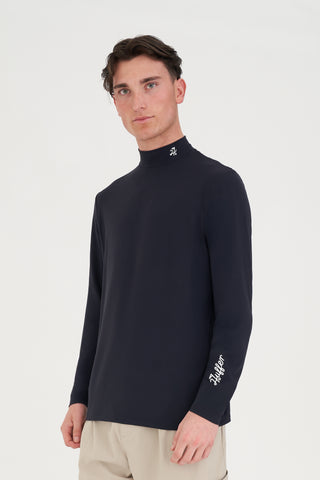MOCKNECK LS BASELAYER NAVY