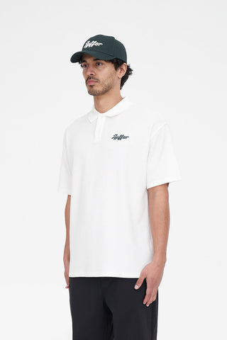 PAR SS POLO/CLEAN CHALK