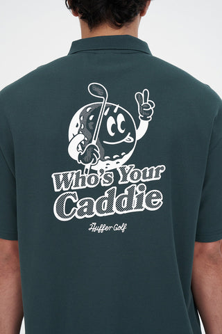 PAR SS POLO/YOUR CADDIE GOLF GREEN