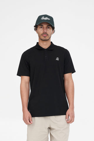 TECH CLASSIC SS POLO BLACK