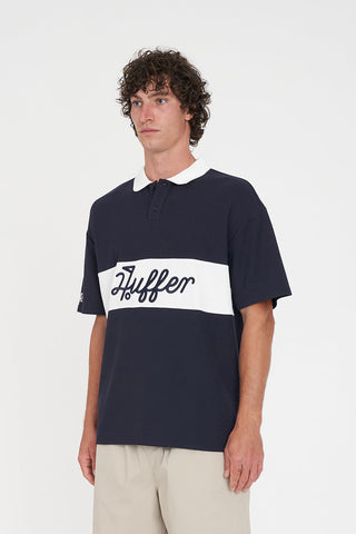 PAR LINE SS POLO NAVY/CHALK