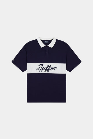 PAR LINE SS POLO NAVY/CHALK