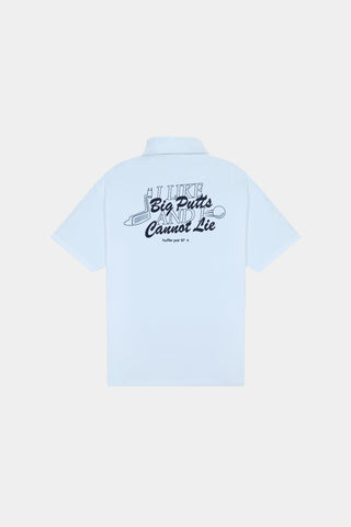 PIQUE SS POLO/CAN'T DENY CLUB BLUE