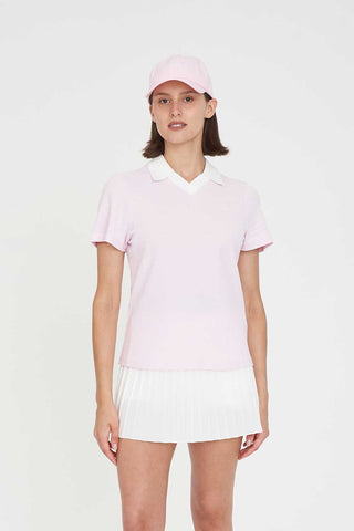 WOMENS BIRDIE SS POLO/PAR 97 PETAL