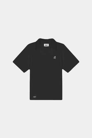 WOMENS TECH BIRDIE SS POLO BLACK