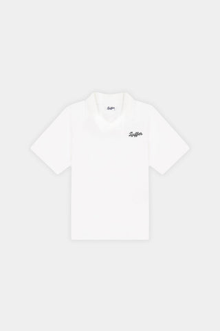 WOMENS TECH BIRDIE SS POLO CHALK