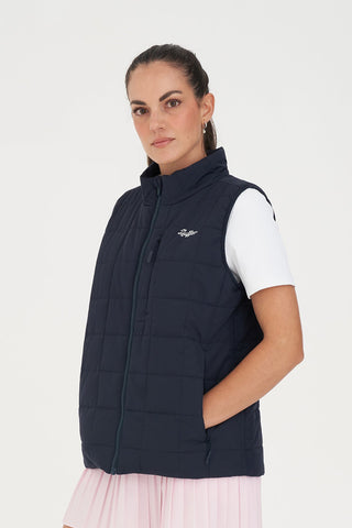 WOMENS DRIVER VEST NAVY