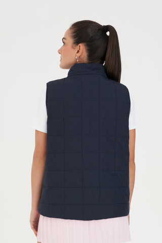 WOMENS DRIVER VEST NAVY